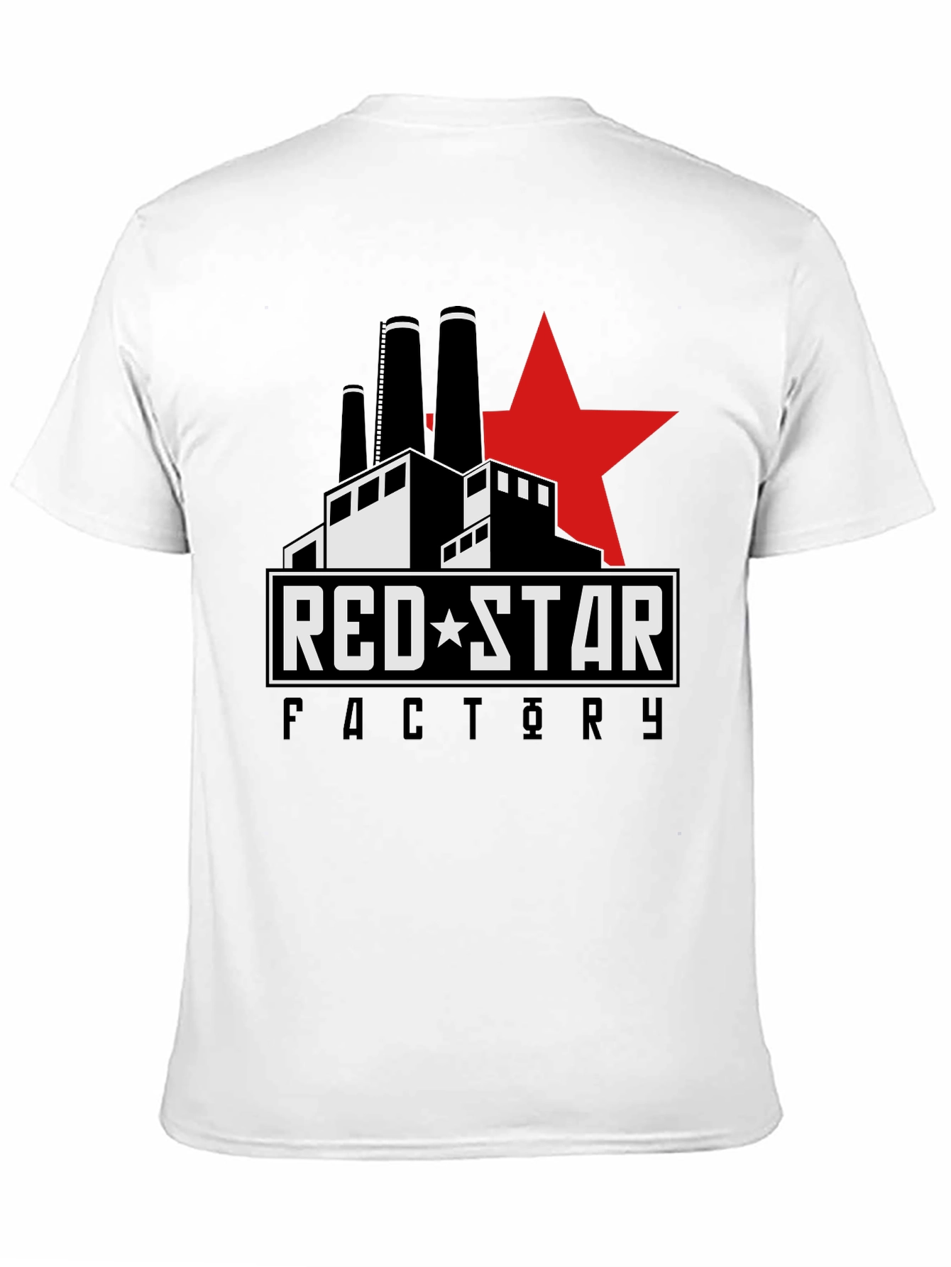 Red Star Factory Graphic T-Shirt - Cool Design