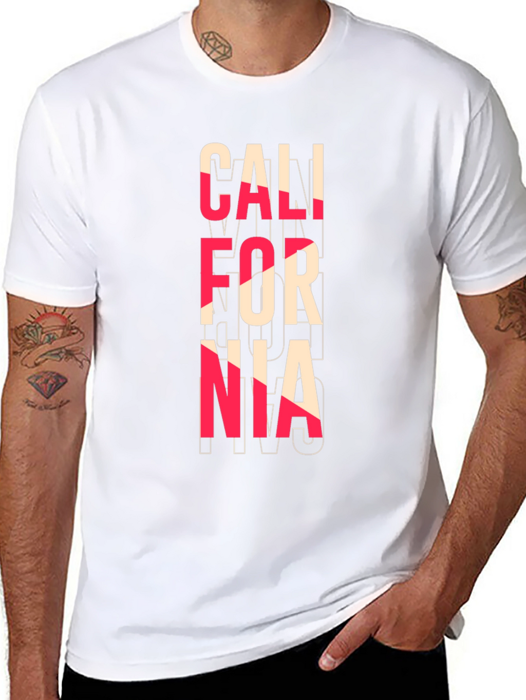 California Graphic T-Shirt - Modern Print