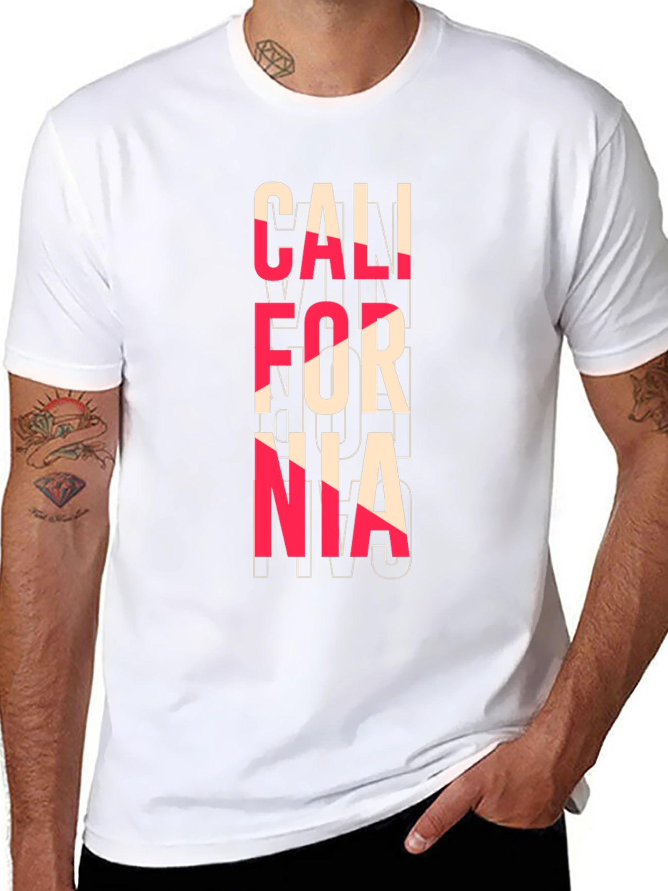 California Graphic T-Shirt - Modern Print