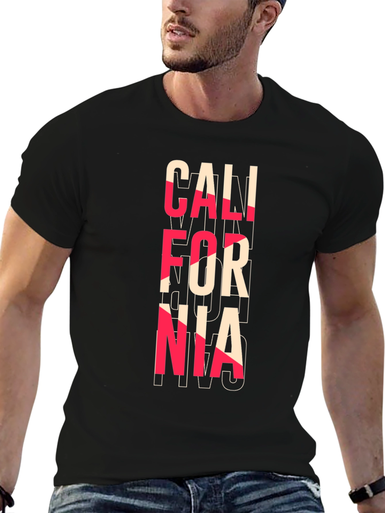California Graphic T-Shirt - Modern Print