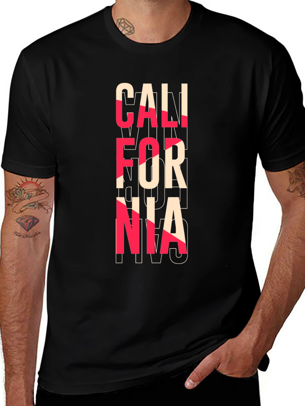 California Graphic T-Shirt - Modern Print