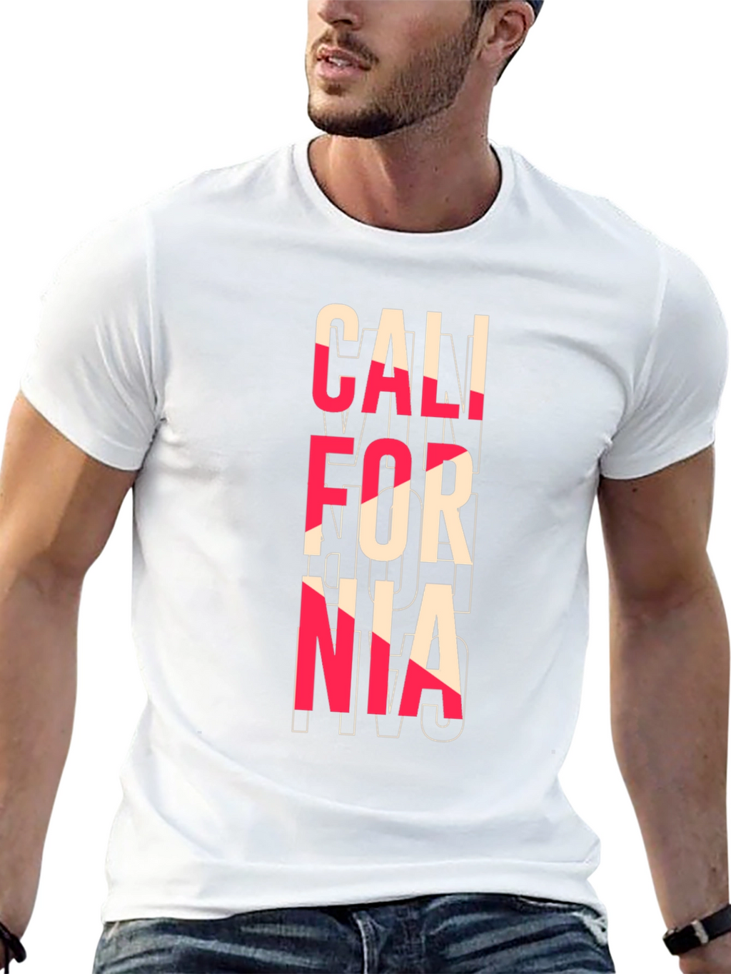 California Graphic T-Shirt - Modern Print