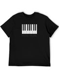 Make Music Piano Keys Graphic T-Shirt