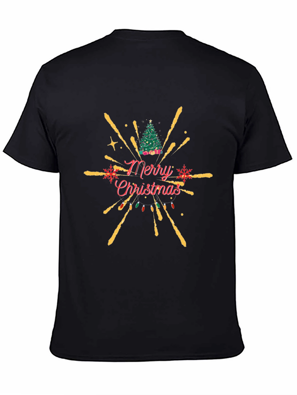 Festive Merry Christmas Graphic T-Shirt