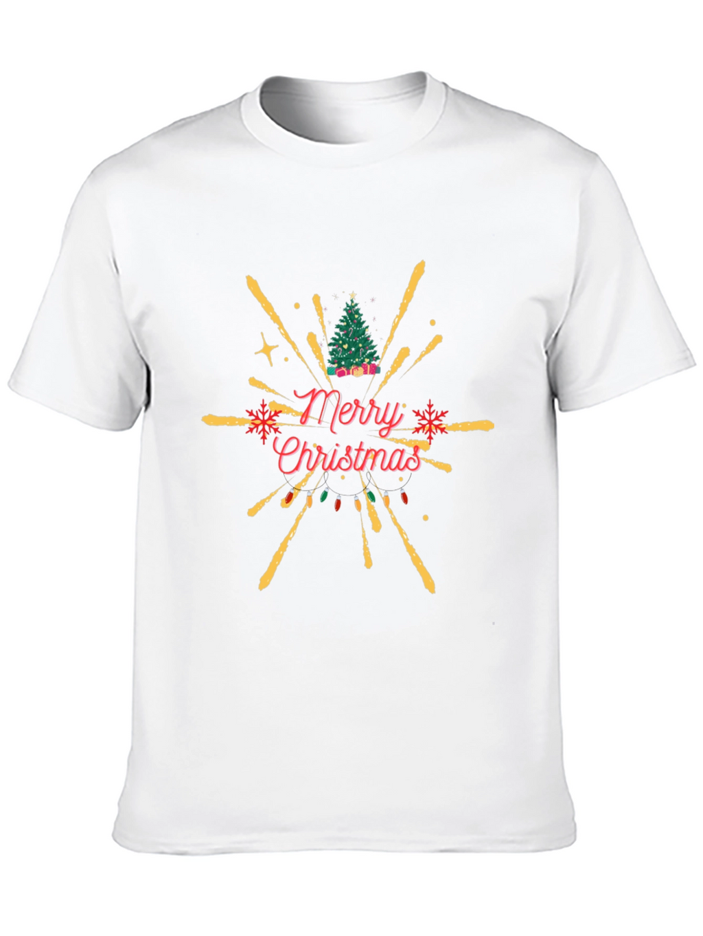 Festive Merry Christmas Graphic T-Shirt