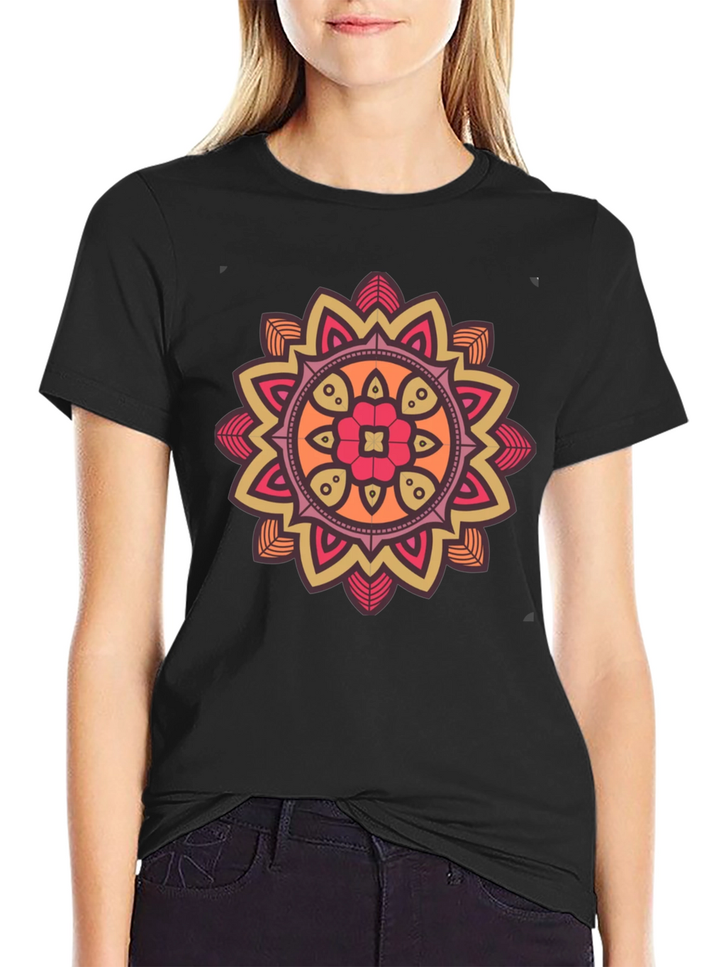 Mandala Graphic T-Shirt - Unique Artistic Design