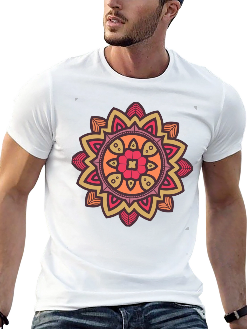 Mandala Graphic T-Shirt - Unique Artistic Design
