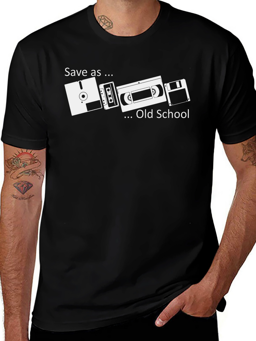 Old School Tech Graphic Tee