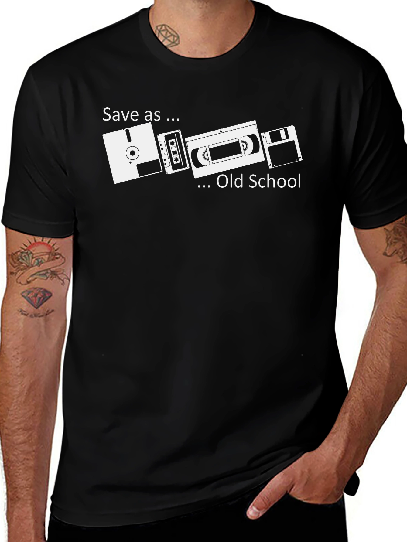 Old School Tech Graphic Tee