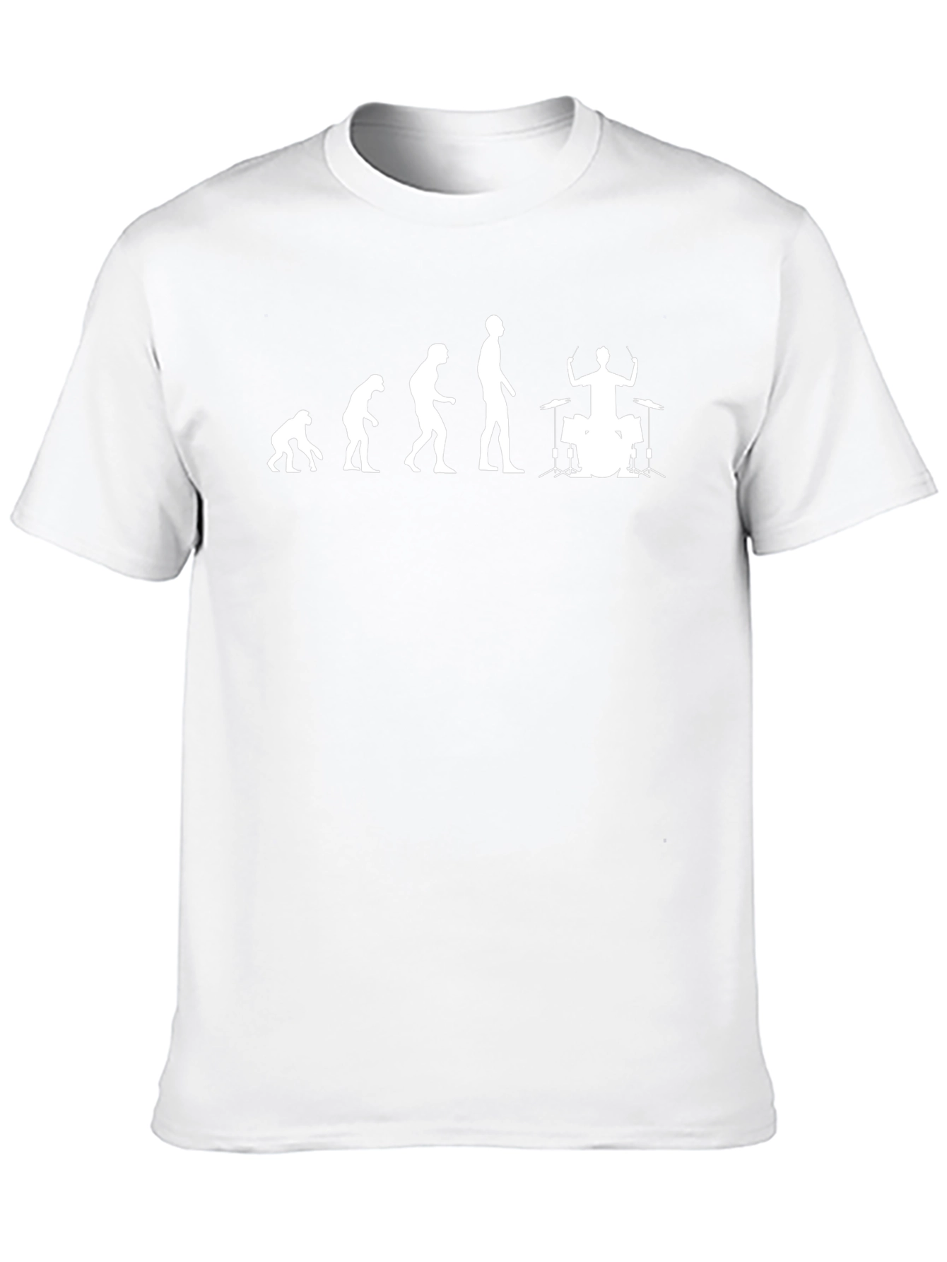 Evolution of Drumming Black T-Shirt