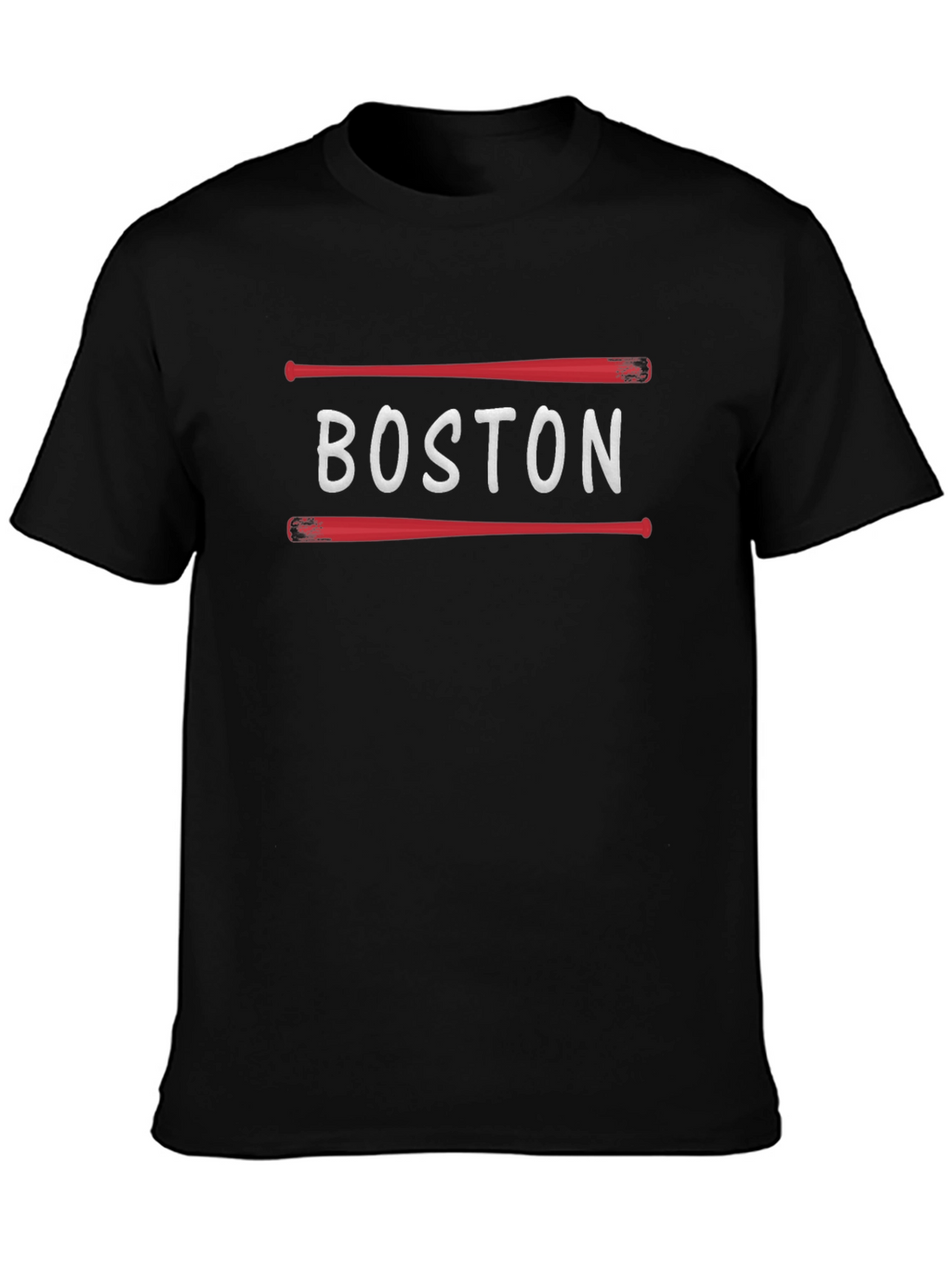 Boston Baseball T-Shirt - Red Bats