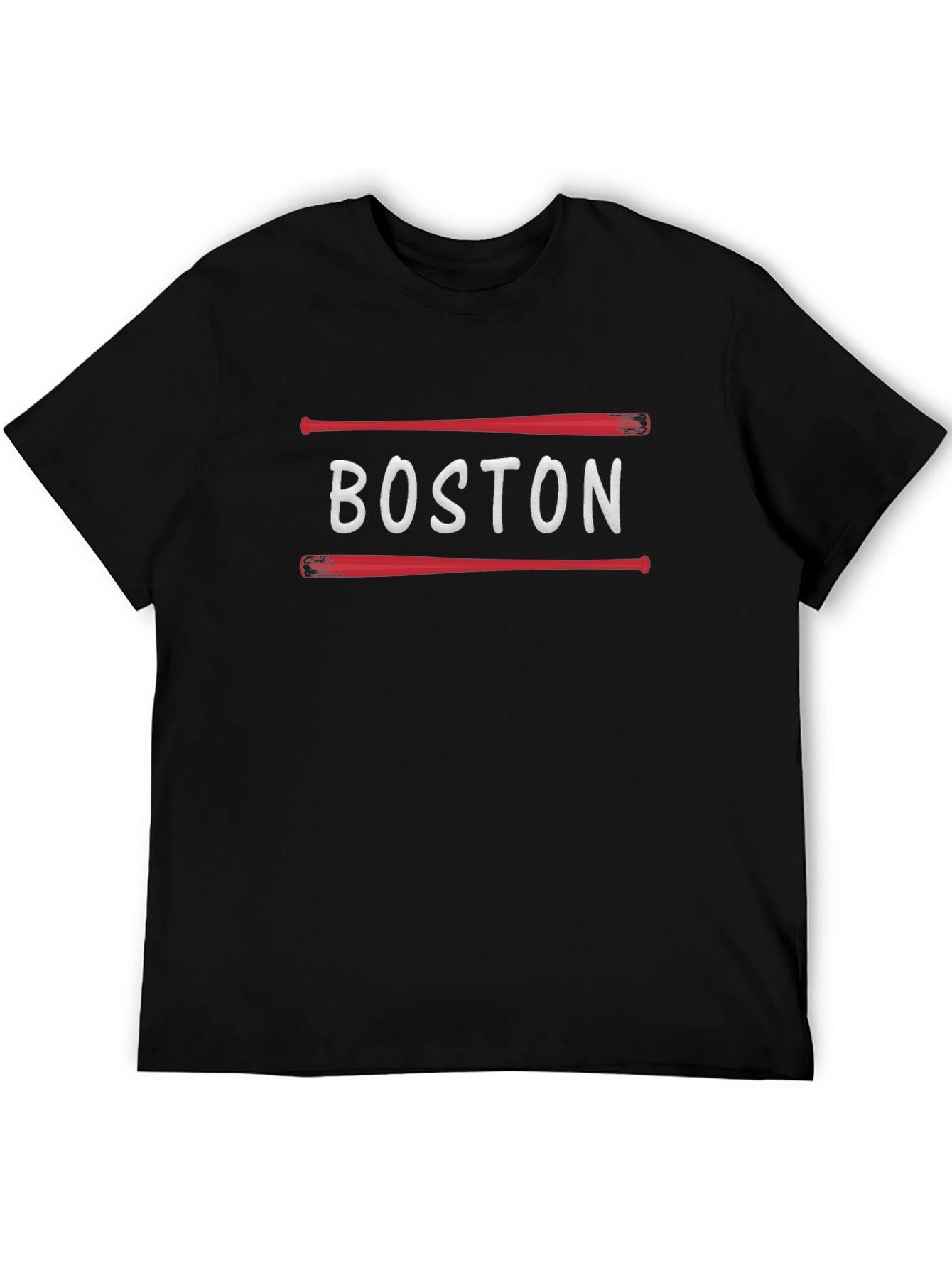 Boston Baseball T-Shirt - Red Bats