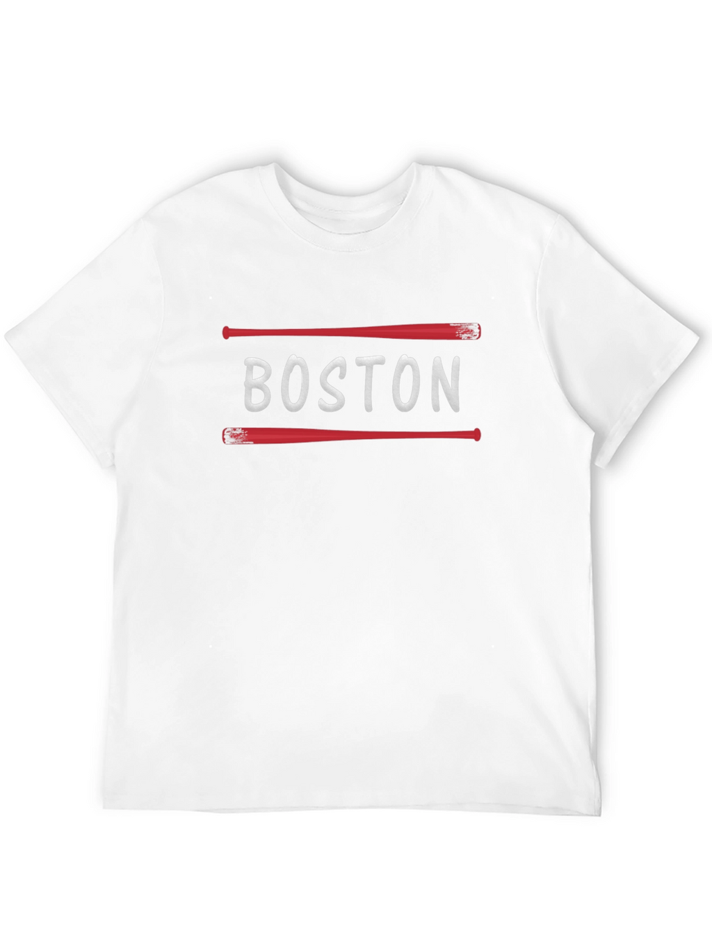 Boston Baseball T-Shirt - Red Bats