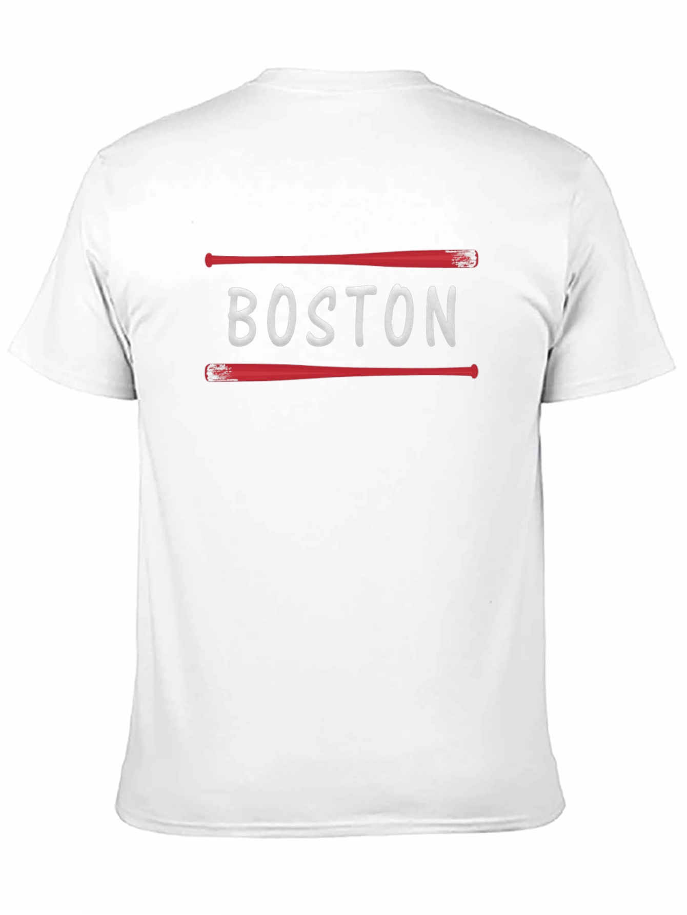 Boston Baseball T-Shirt - Red Bats