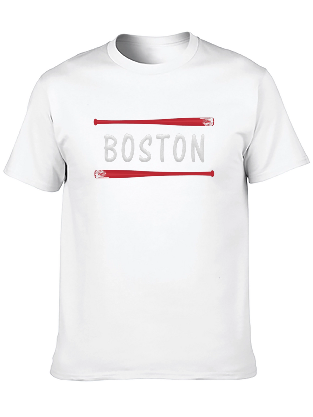 Boston Baseball T-Shirt - Red Bats