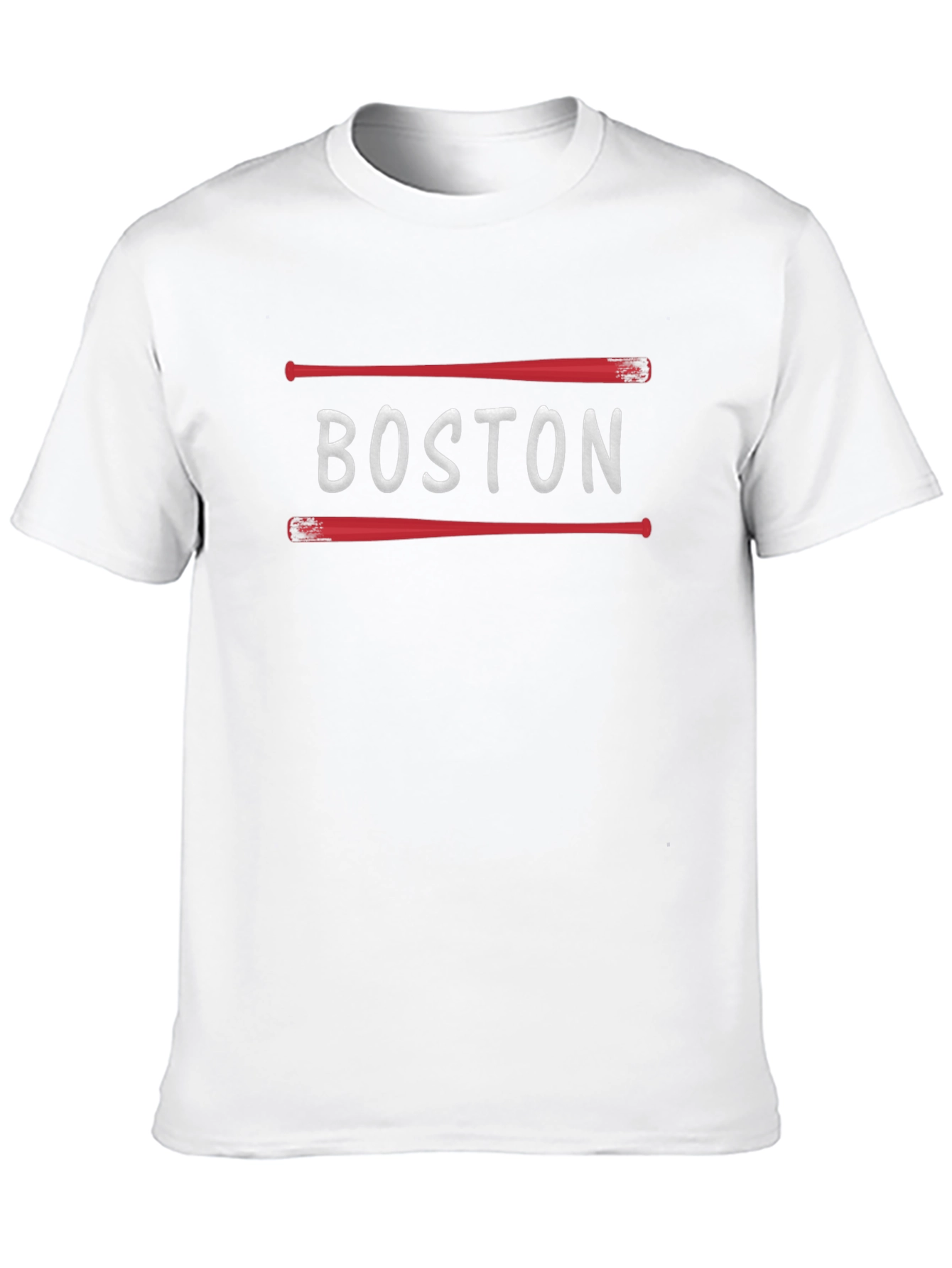 Boston Baseball T-Shirt - Red Bats