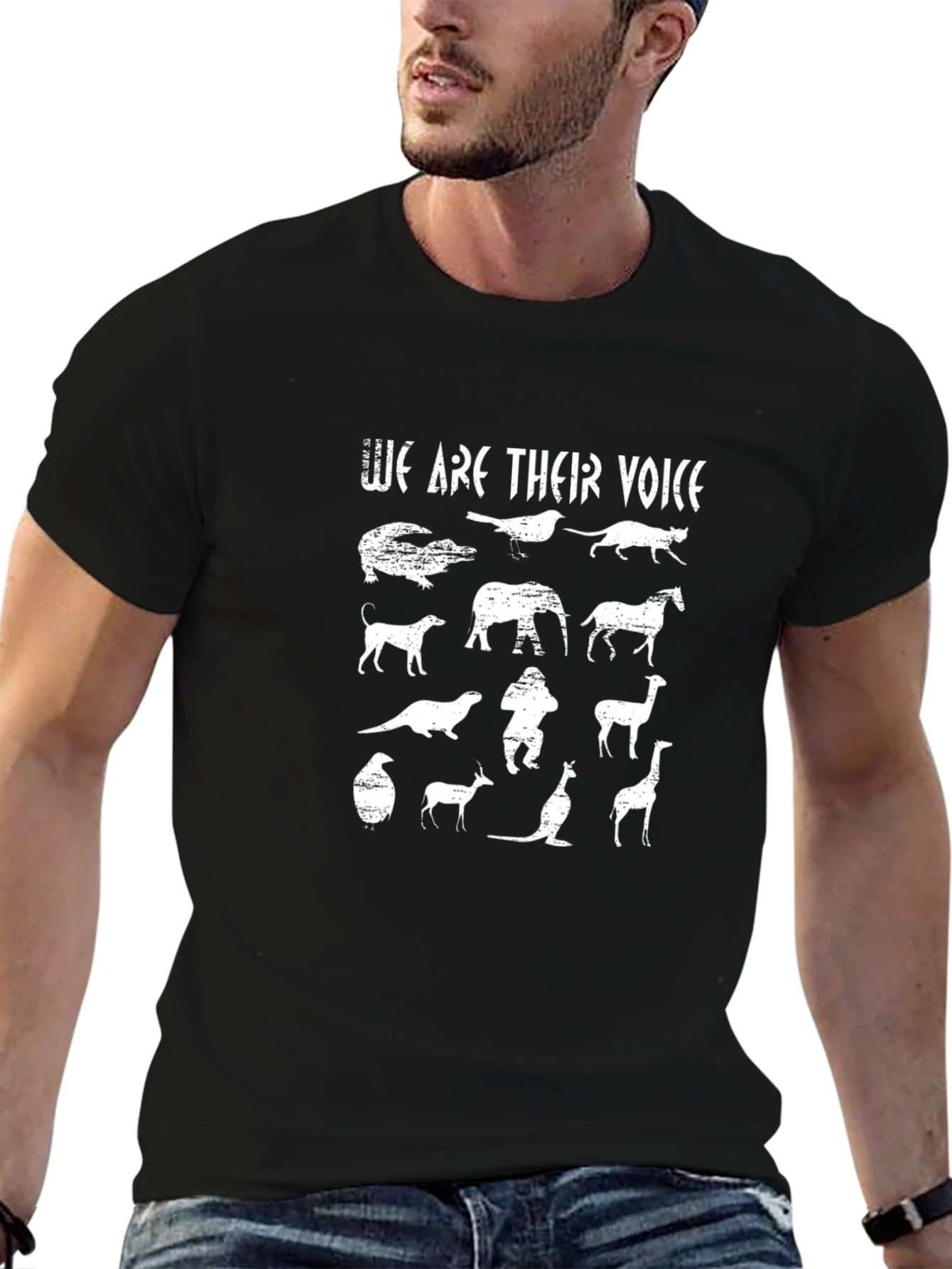 Animal Rights Graphic Tee - We Are Their Voice