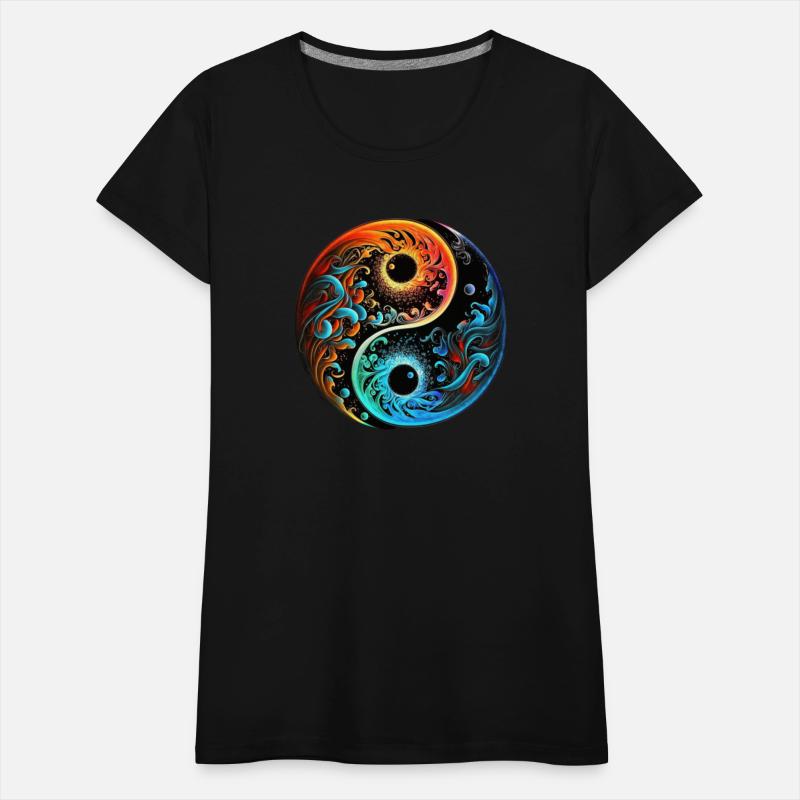 Abstract Chinese yin and yang Taoism Balanced Life