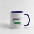 Abstract Palestinian Flag Brushstroke Design
