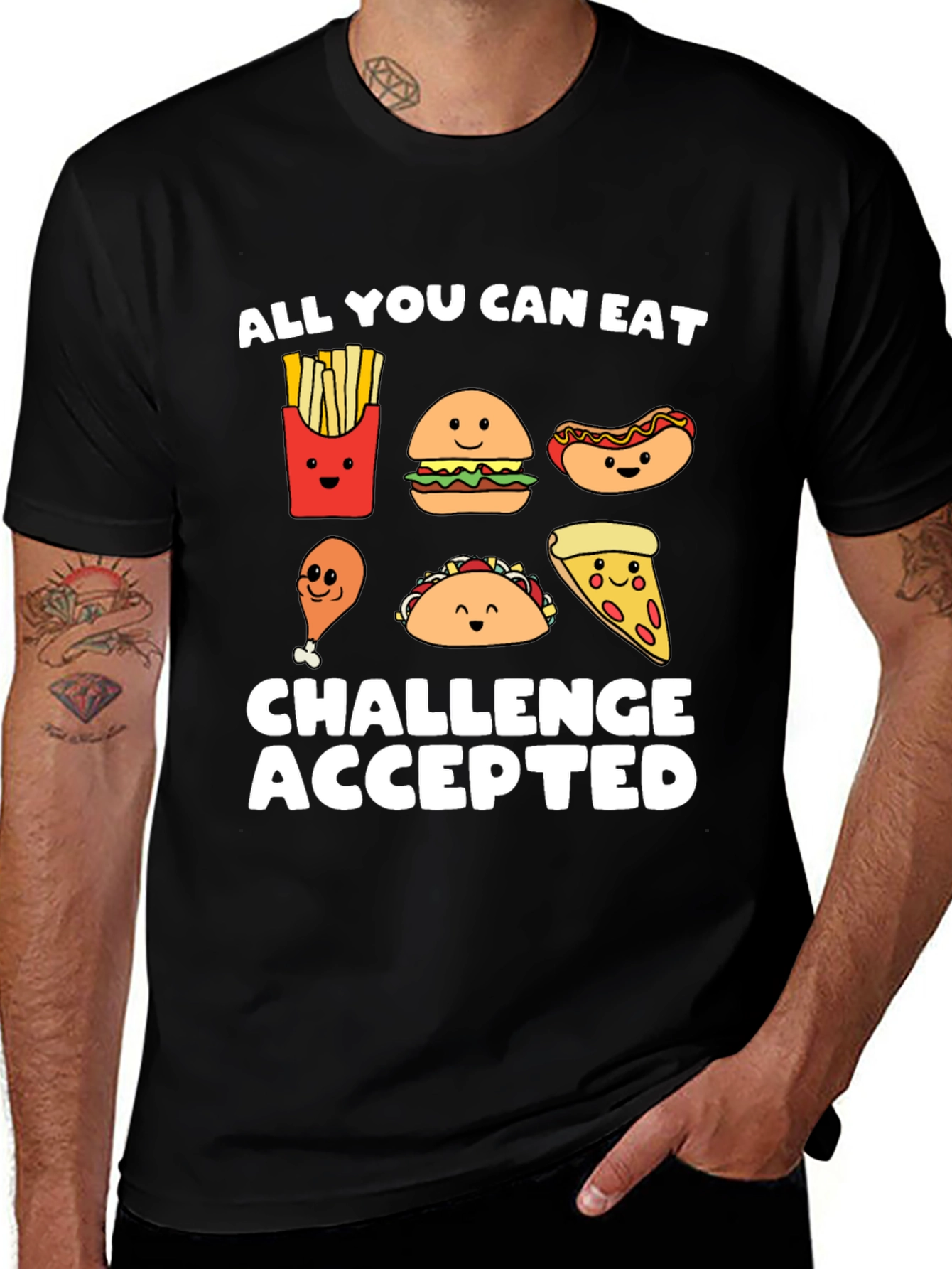 All You Can Eat Challenge Accepted T-Shirt