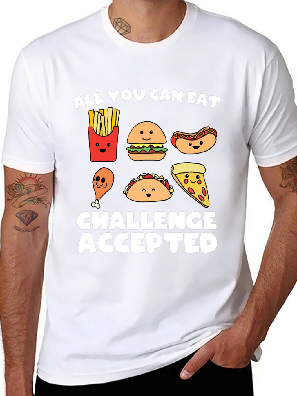 All You Can Eat Challenge Accepted T-Shirt