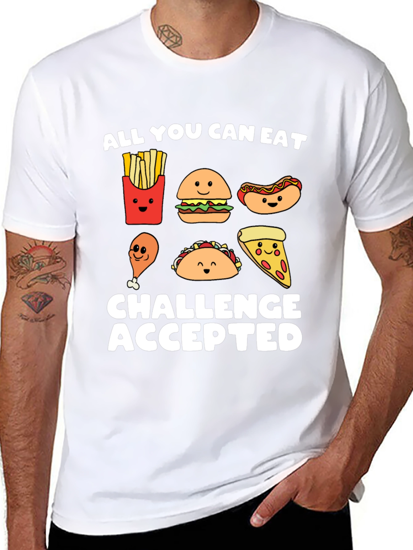 All You Can Eat Challenge Accepted T-Shirt