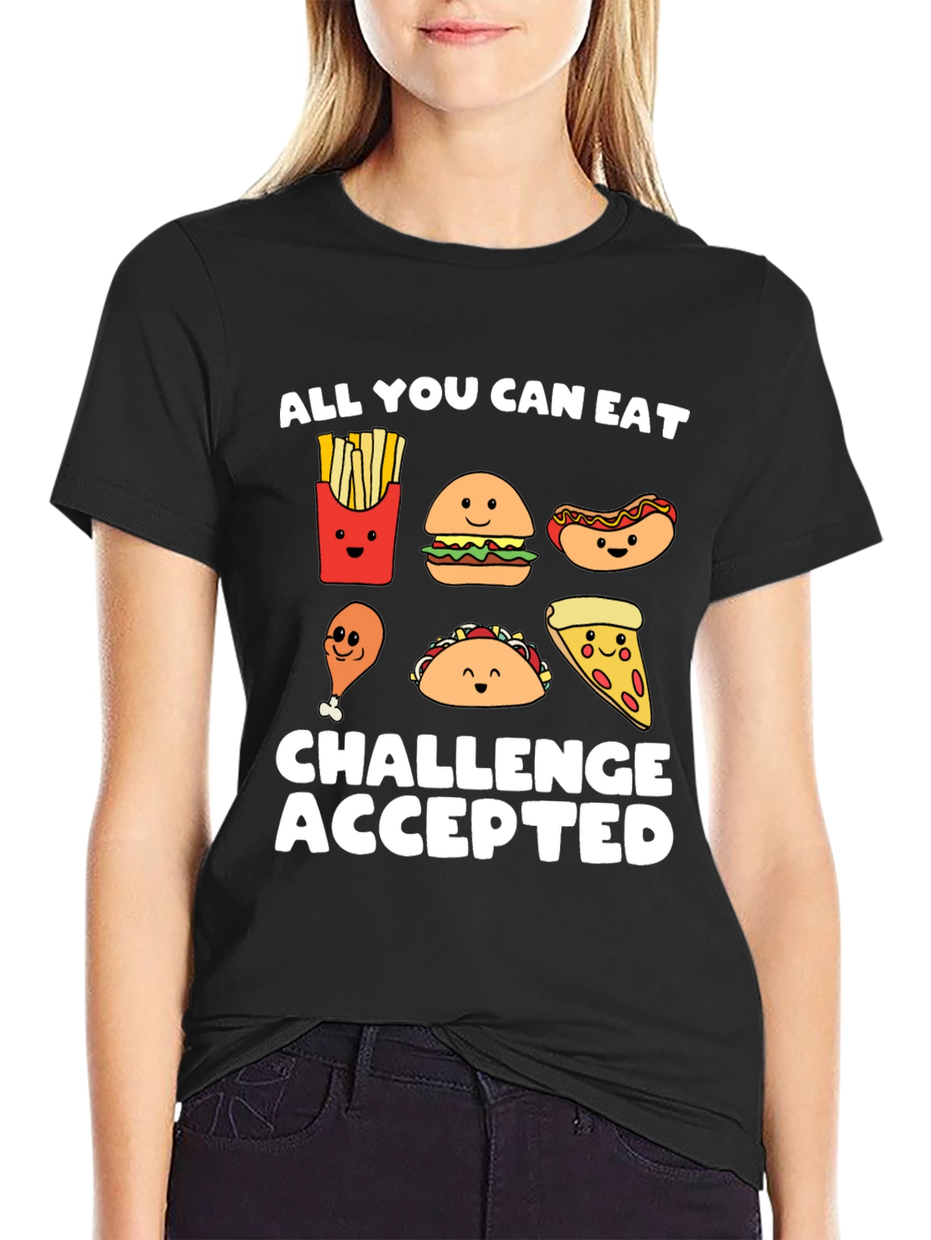 All You Can Eat Challenge Accepted T-Shirt