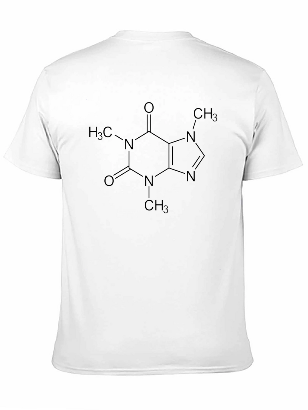 Caffeine Molecule Graphic T-Shirt