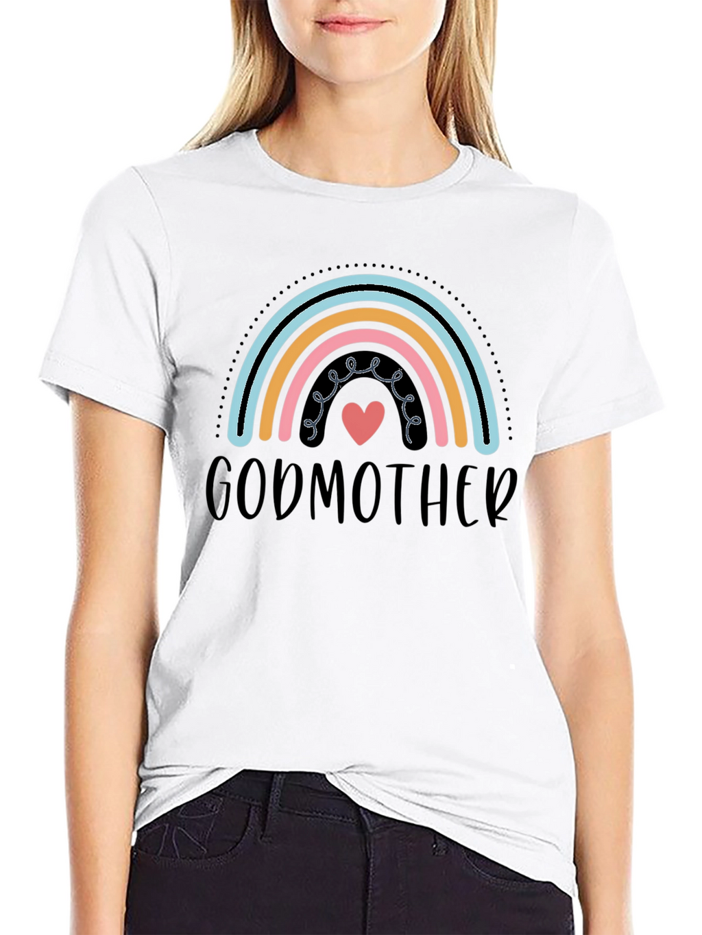 Godmother Rainbow Heart T-Shirt