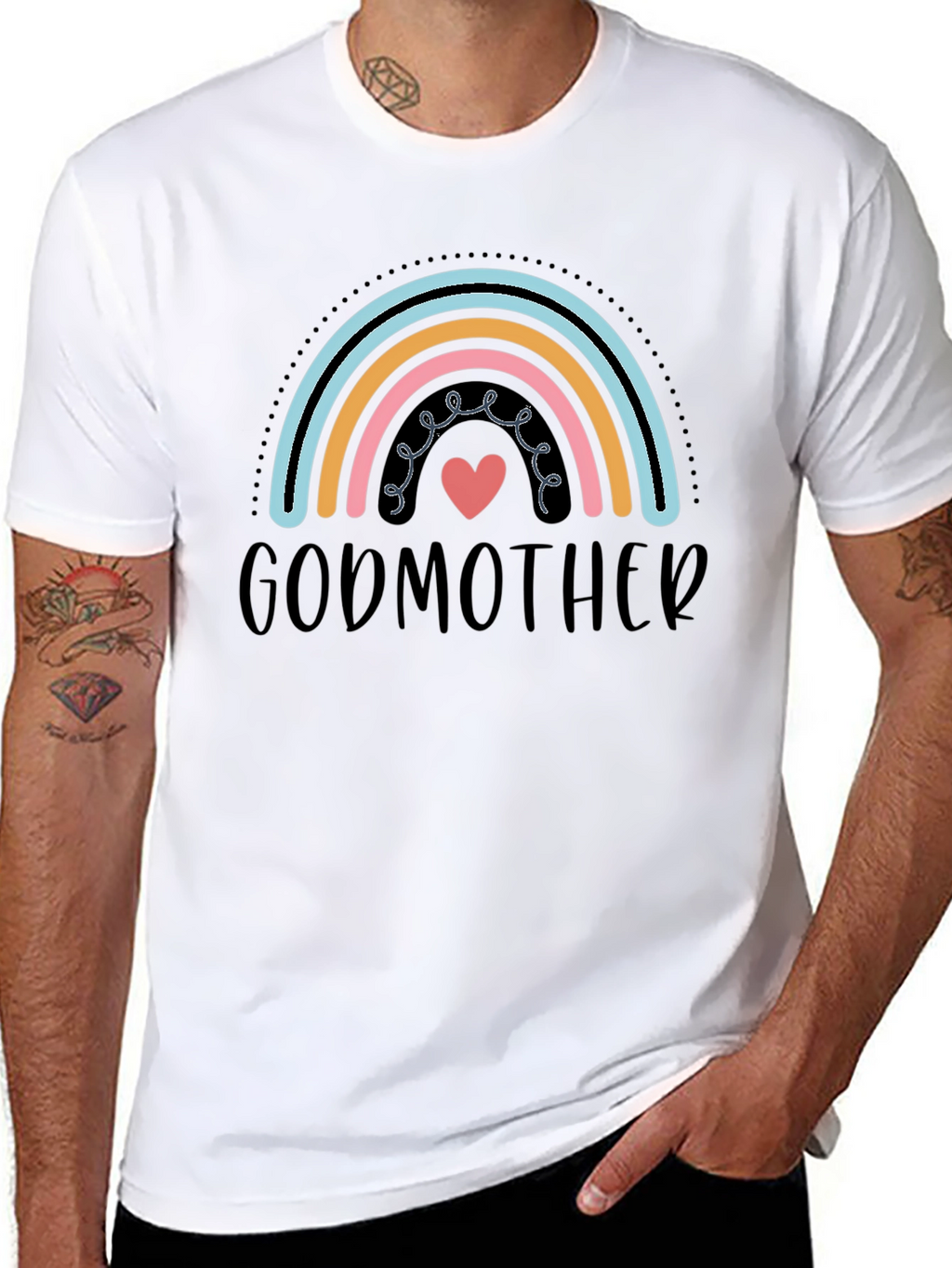 Godmother Rainbow Heart T-Shirt