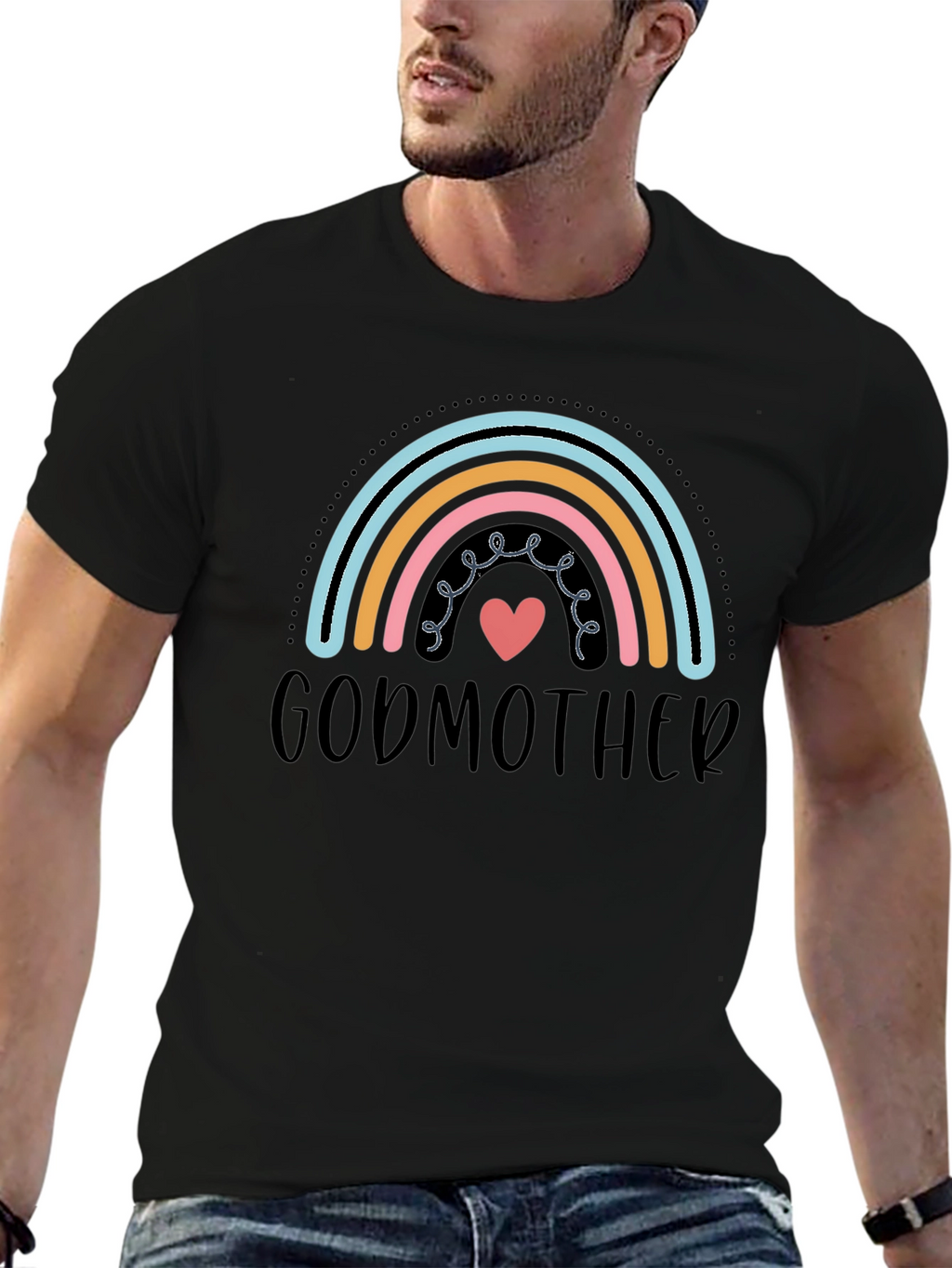 Godmother Rainbow Heart T-Shirt