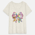 Adorable Easter Bow Design with Bunny and Chick