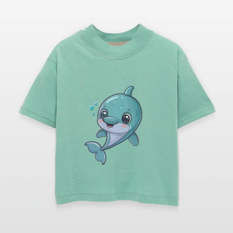 Adorable Smiling Dolphin Playful Pose