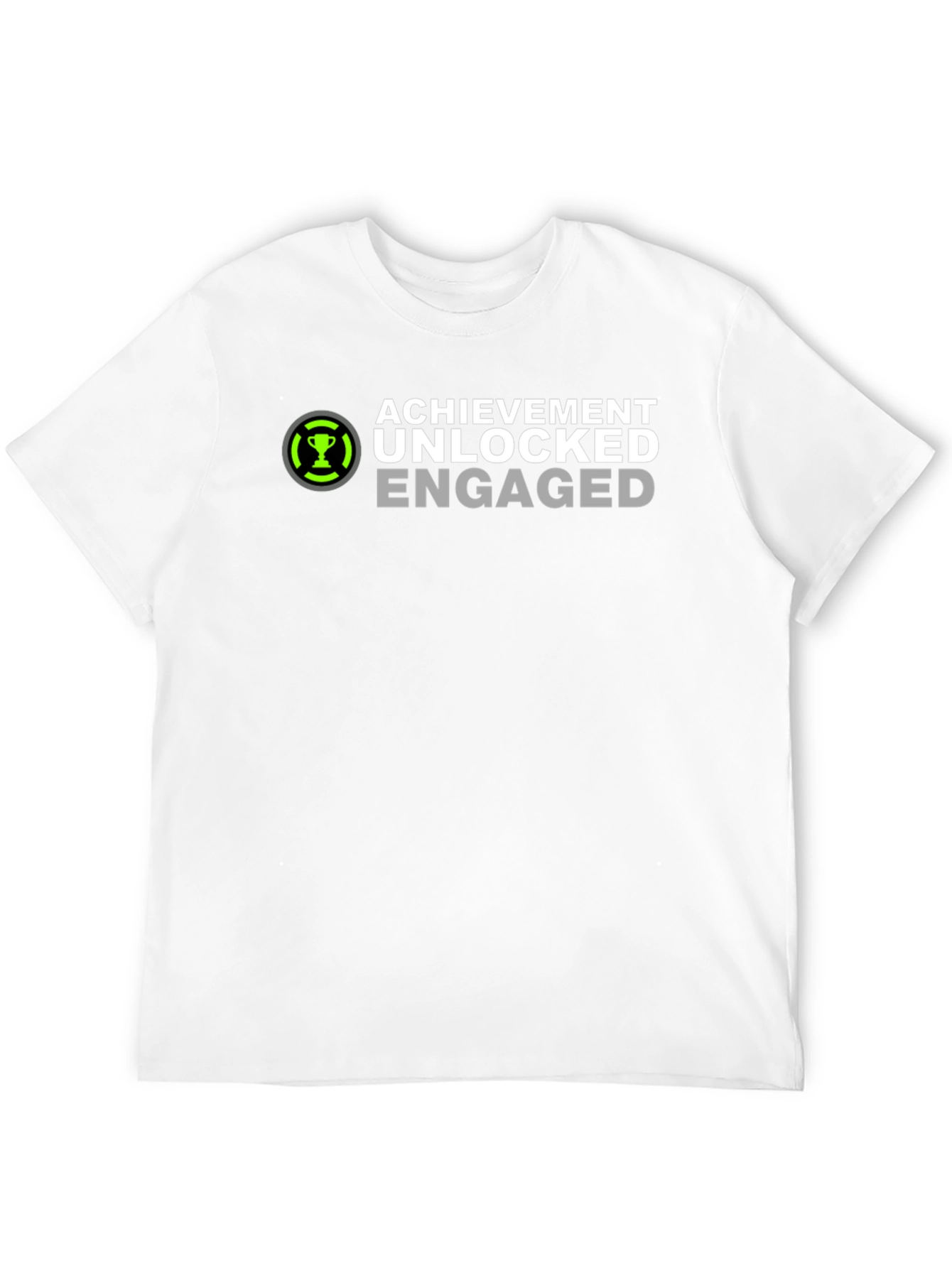 Achievement Unlocked Engaged Graphic T-Shirt
