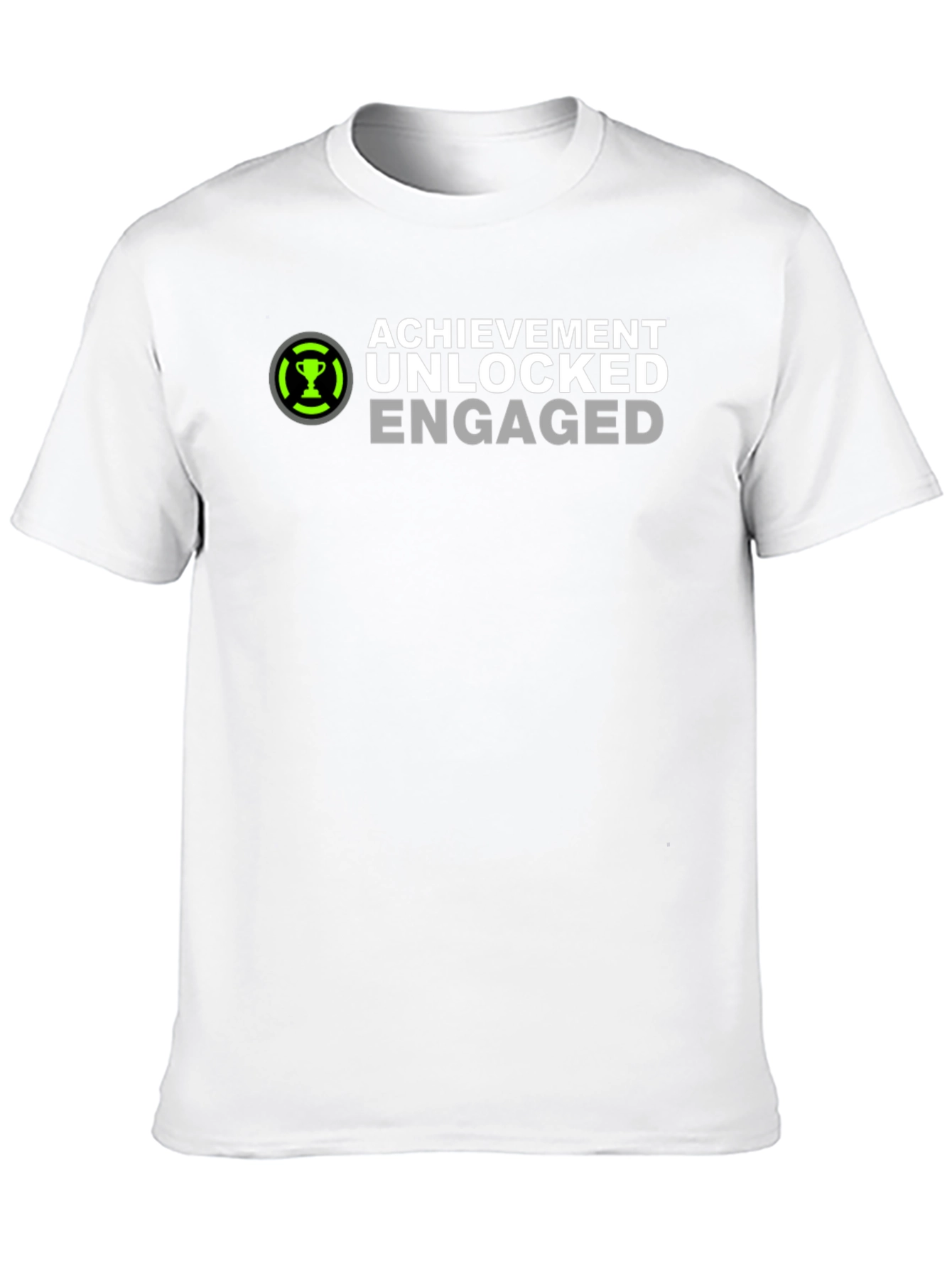 Achievement Unlocked Engaged Graphic T-Shirt