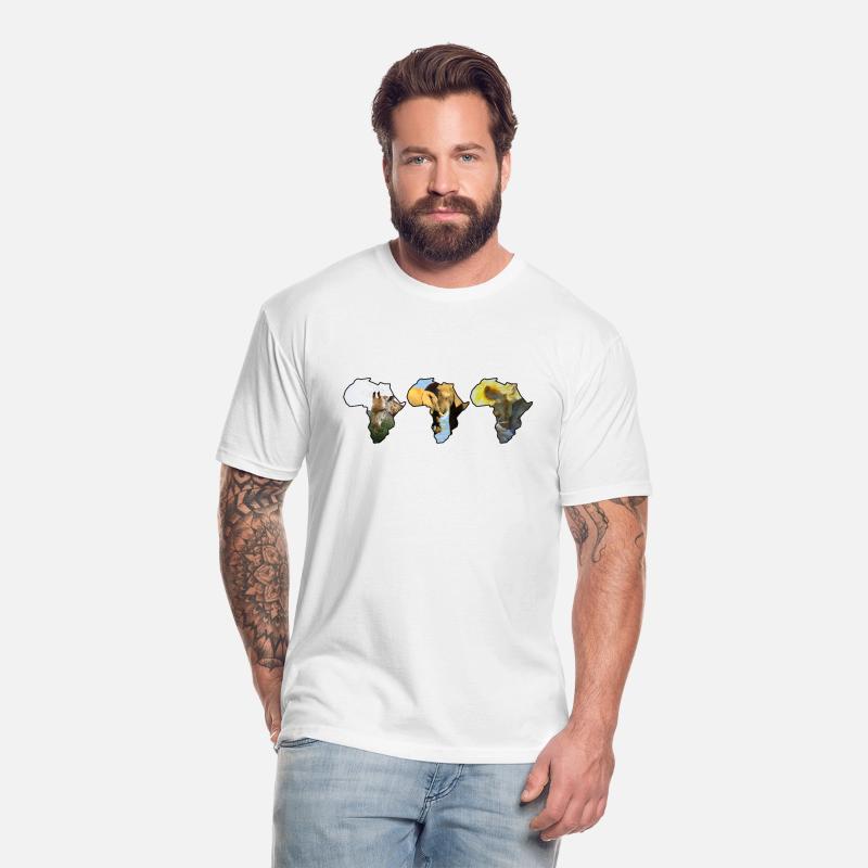 Africa Wildlife Continent Collage Trio