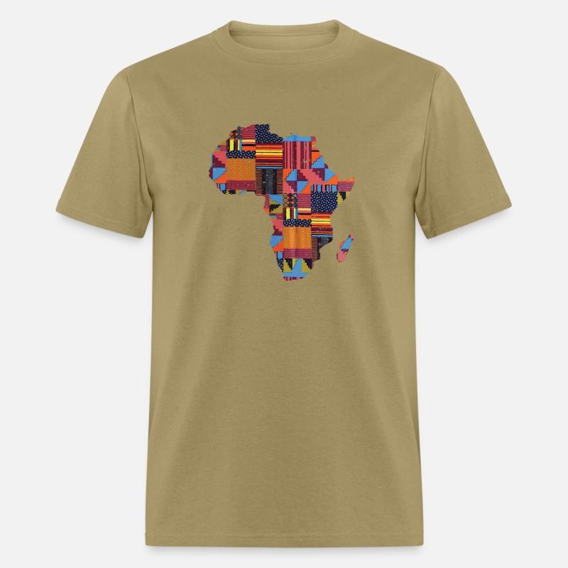 African Map For Traditional Kente Print