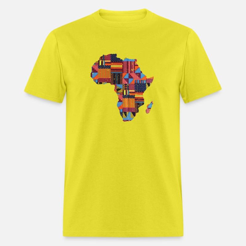 African Map For Traditional Kente Print