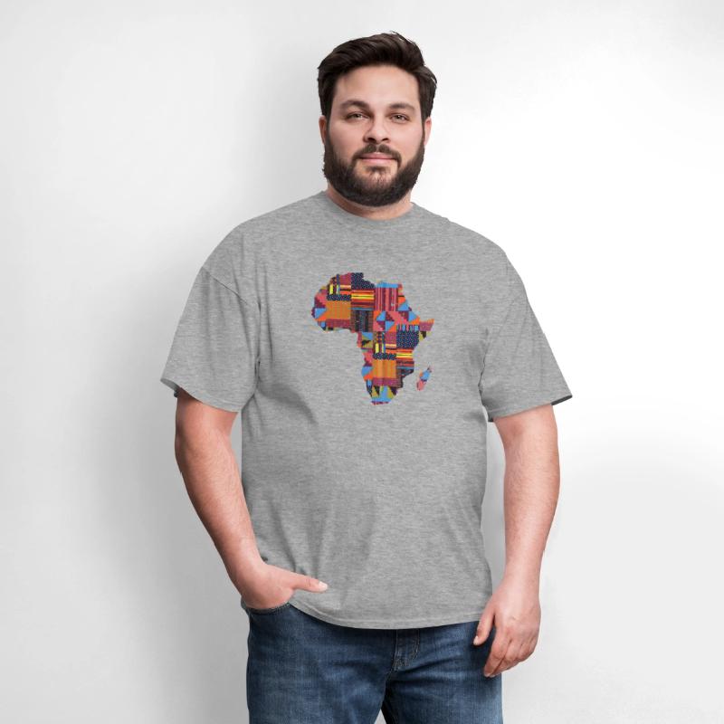 African Map For Traditional Kente Print