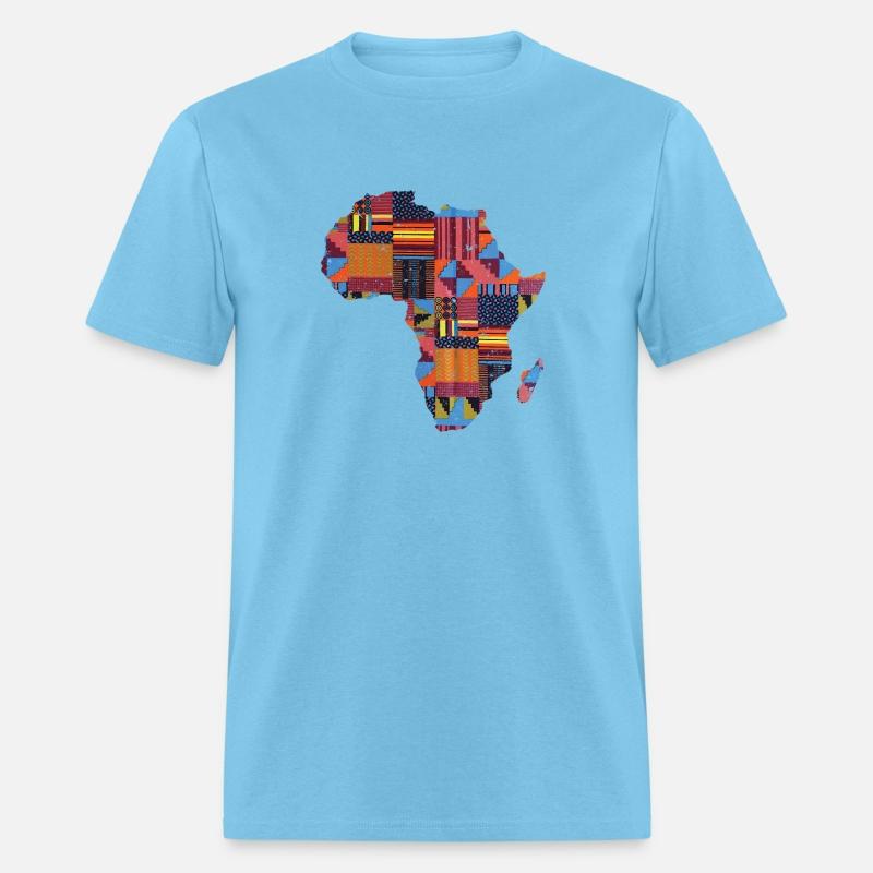 African Map For Traditional Kente Print