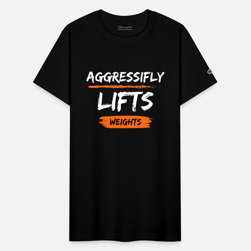 aggressifly lifts weights