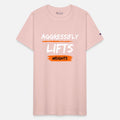 aggressifly lifts weights