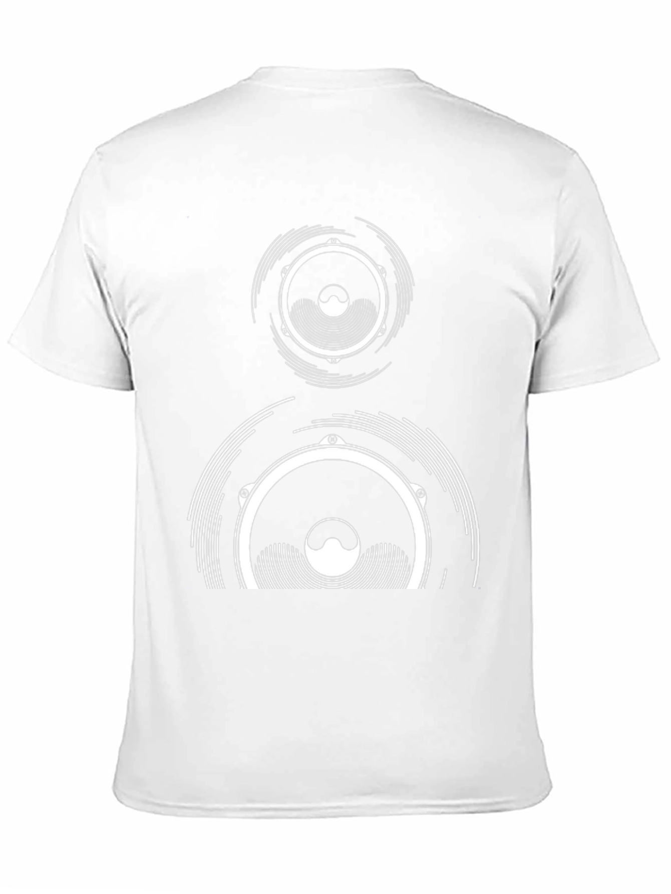Speaker Graphic Tee - Black Cotton T-Shirt