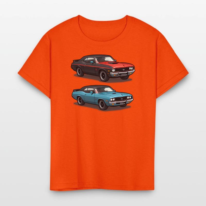 AI Old School 1970s Style Cars