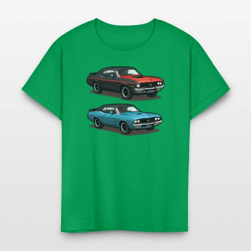 AI Old School 1970s Style Cars