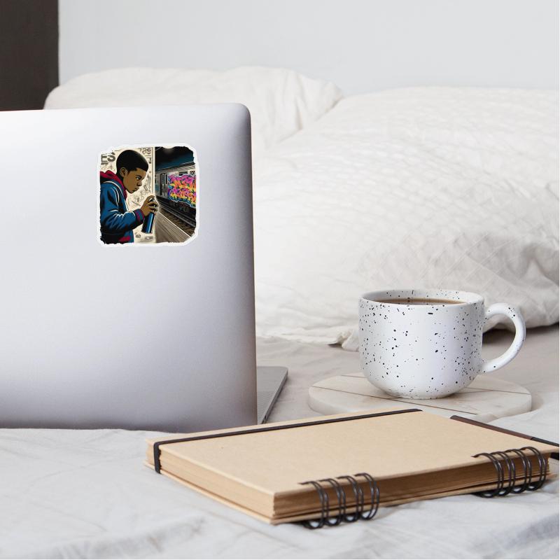 AI Teen in Underground Subway Layup -Masked Border