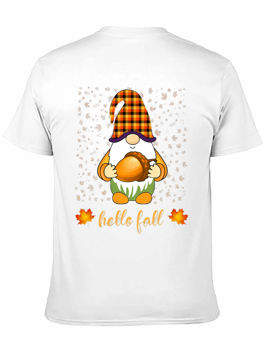 Hello Fall Gnome T-Shirt - Autumn Apparel