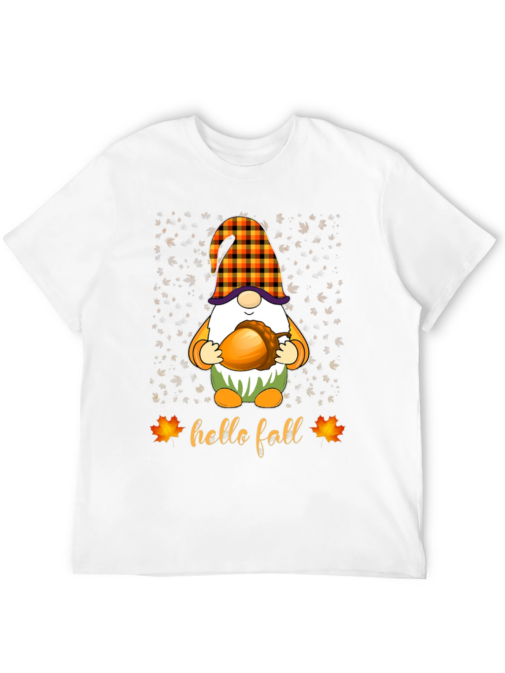 Hello Fall Gnome T-Shirt - Autumn Apparel