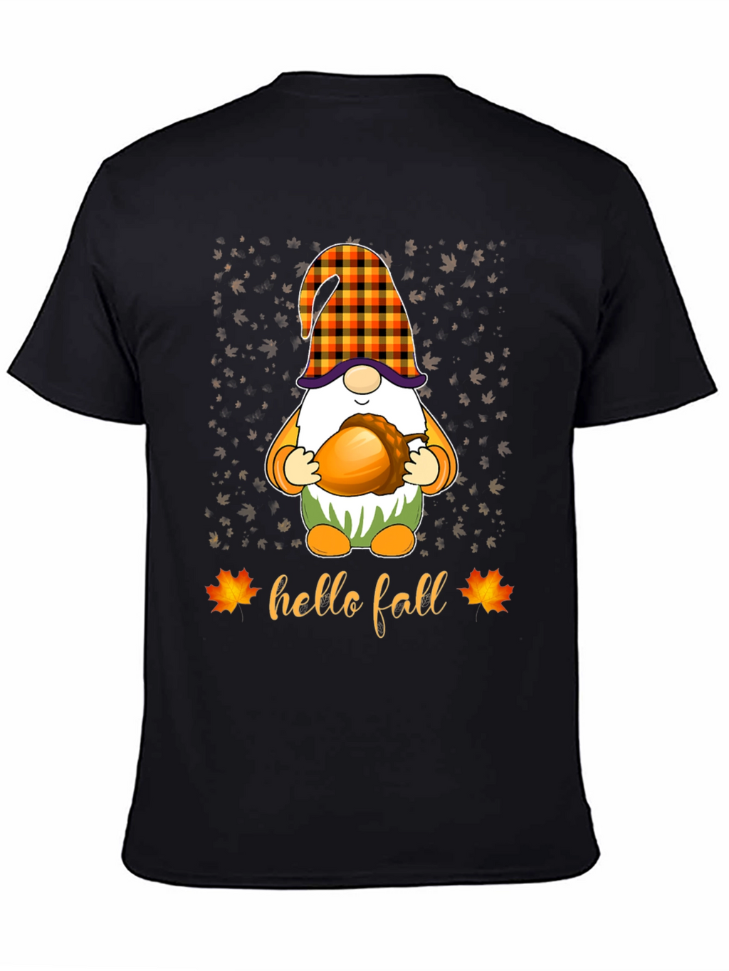 Hello Fall Gnome T-Shirt - Autumn Apparel