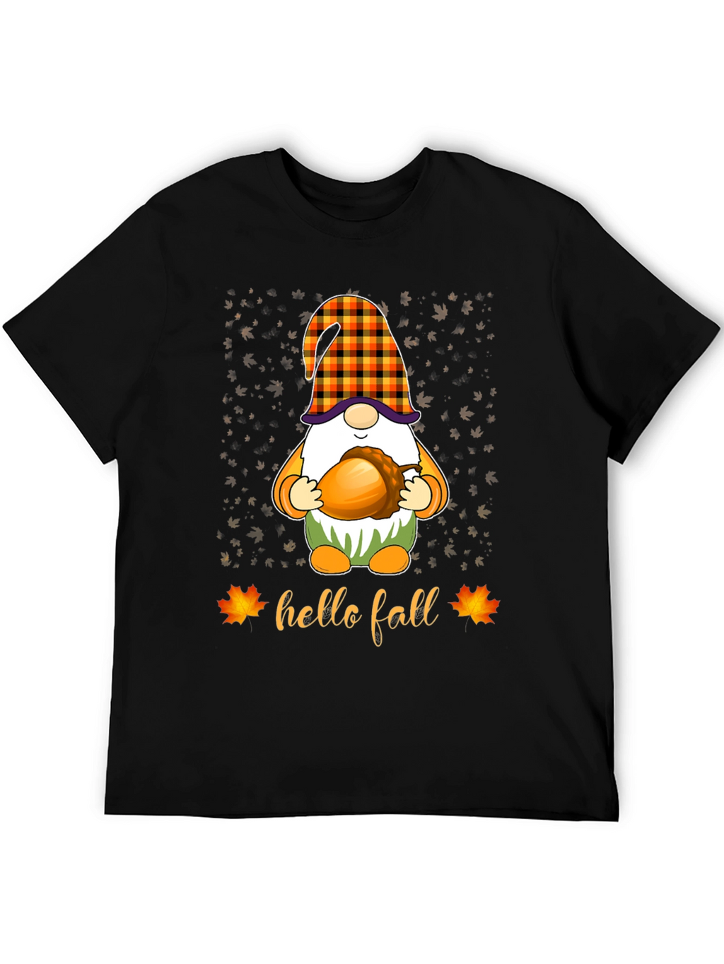 Hello Fall Gnome T-Shirt - Autumn Apparel